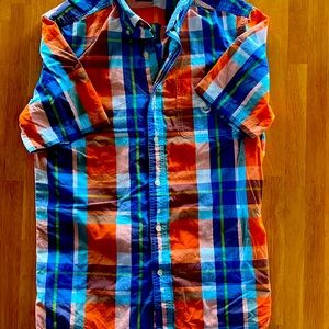Chaps Mens Short Sleeve Shirt